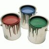 Краска, растворитель, пена