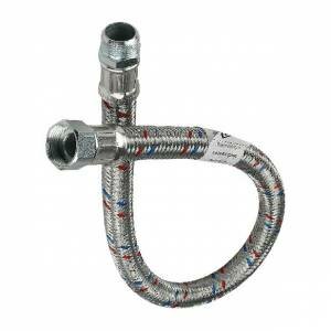 Подводка 1/2 длина 1.2 м гайка-штуцер (для воды, нержавейка) 