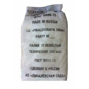 Добавка в бетон Поташ (калий углекислый) 40кг