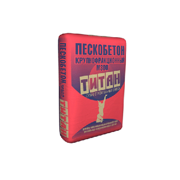 Купить ПЕСКОБЕТОН М300 Титан "Titan" (40кг)