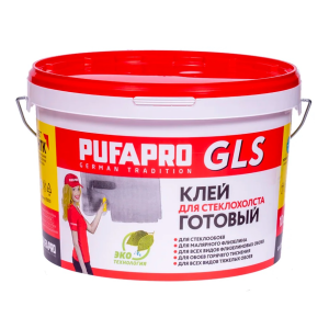 Клей готовый для стеклообоев Pufas Glutolin GLS 10 кг (60 м2)