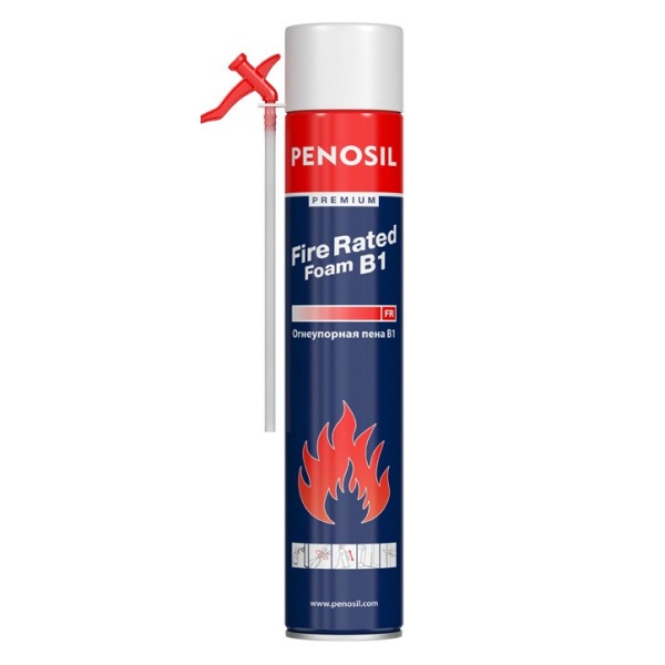 Огнеупорная монтажная пена PENOSIL Premium Fire Rated B1