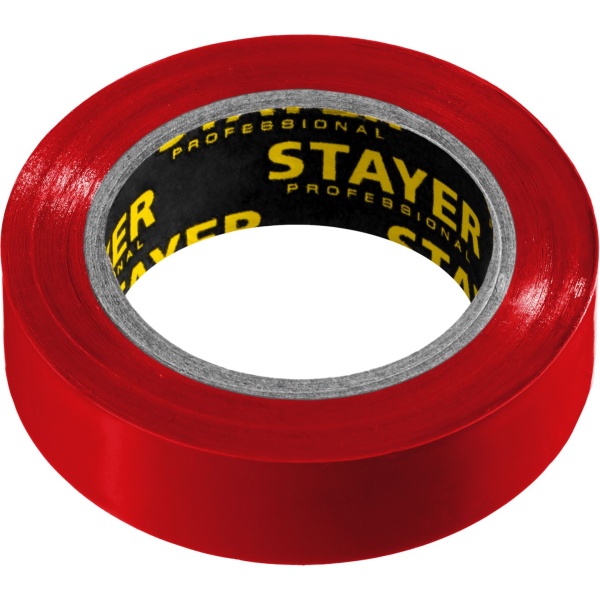 Изолента ПВХ 10м (0,13х15 мм), красная STAYER Protect-10