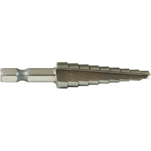 Сверло по металлу ступенчатое 4-12 мм HSS