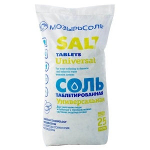 Мозырьсоль таблетированная соль Экстра "Универсальная" 25 кг