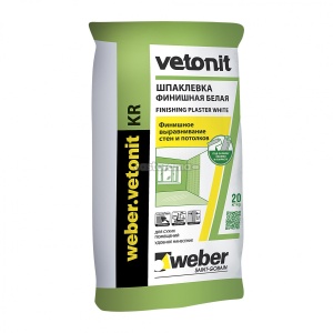 Шпаклевка Вебер ветонит КР (Vetonit-KR) 20 кг