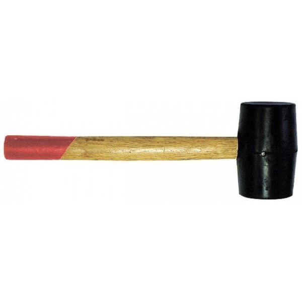 Киянка резиновая 900 г деревянная ручка