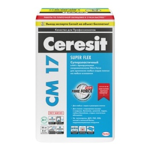 Клей для плитки CM17 эластичный Церезит (Ceresit) 25 кг