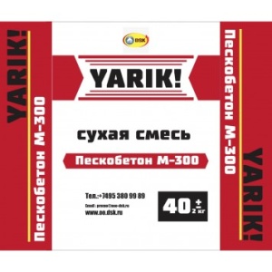Пескобетон М300 ЯРИК(Yarik) 40 кг