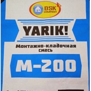Сухая смесь кладочная М-200 YARIK 40 кг